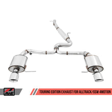 Load image into Gallery viewer, AWE Tuning VW MK7 Golf Alltrack/Sportwagen 4Motion Touring Edition Exhaust - Polished - product view 5 - AWE part 3015-32098
