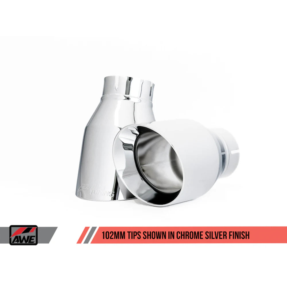 AWE Tuning VW MK7 Golf Alltrack/Sportwagen 4Motion Touring Edition Exhaust - Polished - product view 7 - AWE part 3015-32098