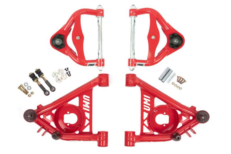 UMI303133-1-R-UMI Performance 78-88 G-Body S10 Tubular Front Upper & Lower A-Arms Poly-Control Arms-UMI Performance