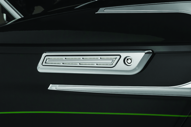 KUR5476-Kuryakyn LED Saddlebag Hinge Accents Chrome-Light Bars & Cubes-Kuryakyn