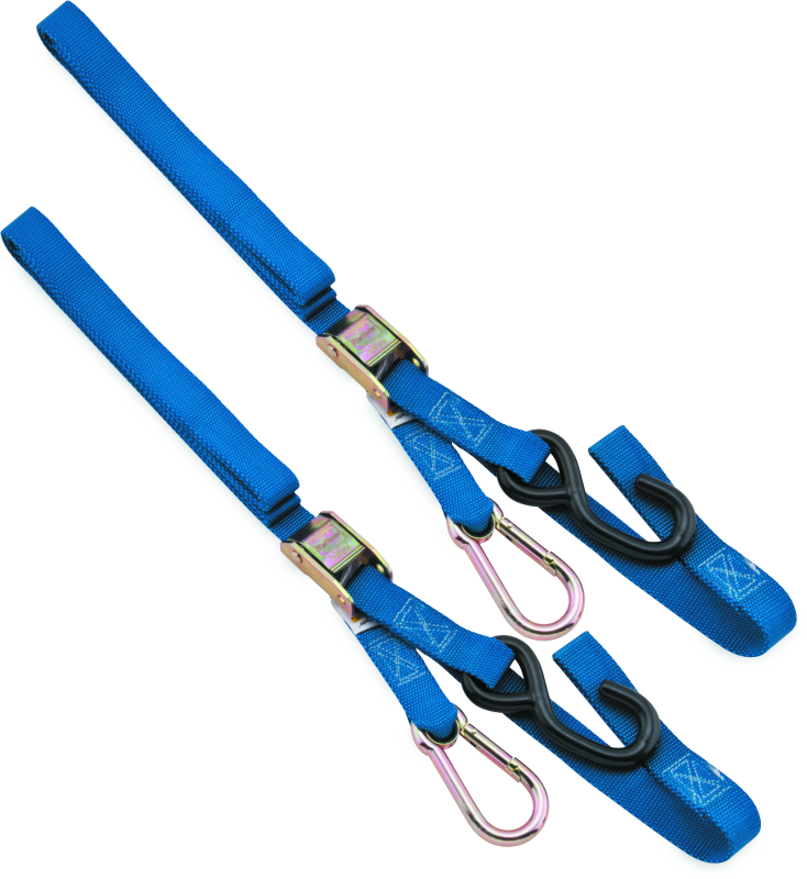 BKM100538-BikeMaster Tiedown Carabiner Softhook - Blue-Cargo Tie-Downs-Bike Master