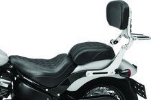Load image into Gallery viewer, KUR7080-Kuryakyn Fixed Mounts Multi-Purpose Driver &amp; Passenger Backrest 18-Up Softail Black-Seats-Kuryakyn