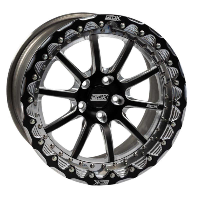BLK18105114S46BS-SBL-Belak 18x10 / 6.75in BS / 5x114.3 BP / High Pad / Series 4 Wheel - Single Beadlock-Wheels - Forged-Belak Wheels