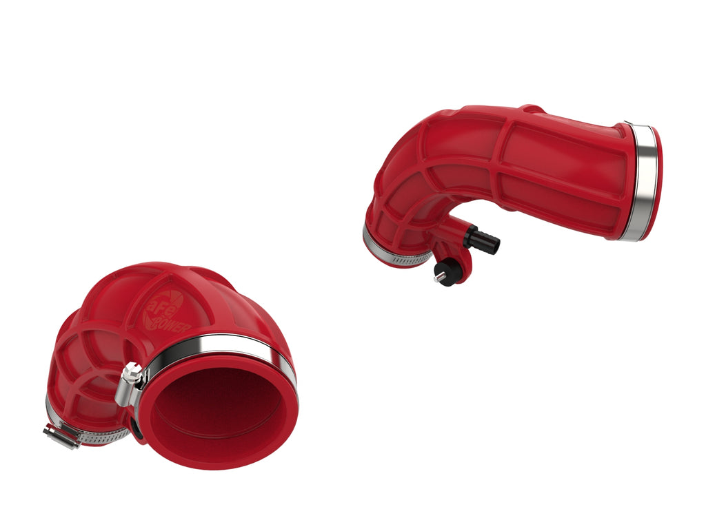 aFe aFe Power 22-24 Toyota Land Cruiser (J300) / 22-24 Toyota Tundra V6-3.4L (tt) Red Turbo Inlet Pipes