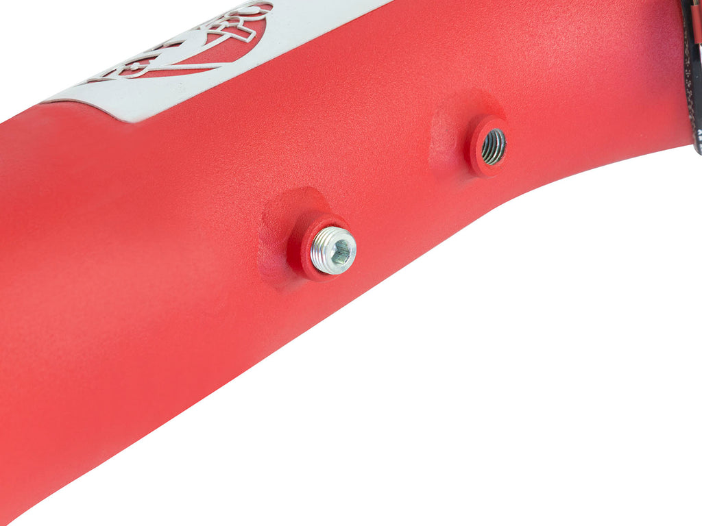 aFe aFe BladeRunner 3in Red IC Tube Cold Side w/ Coupling & Clamp Kit 2016 GM Colorado/Canyon 2.8L
