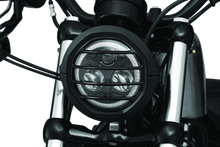Load image into Gallery viewer, KUR6688-Kuryakyn Dillinger Headlight Trim 5-3/4 Black-Light Bars &amp; Cubes-Kuryakyn