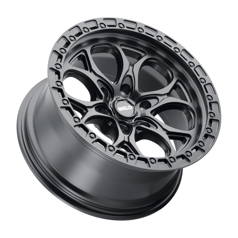 WELW10809084500-Weld Off-Road Ledge Six W108 20x9 / 6x139.7 BP / 5 In BS Satin Black Wheel-Wheels - Forged-Weld