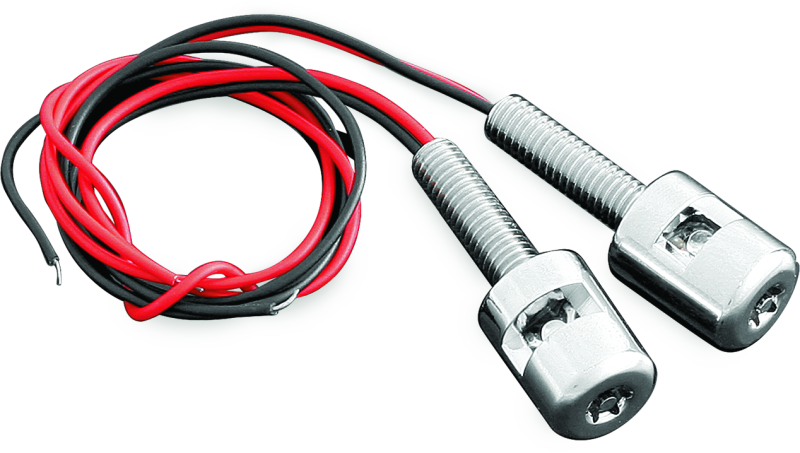 KUR9199-Kuryakyn Led License Plate Bolt Lights Chrome-Light Bars & Cubes-Kuryakyn