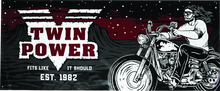 Load image into Gallery viewer, TWP157273-Twin Power Twin Power Banner 2 Feet X 6 Feet-Stickers/Decals/Banners-TwinPower