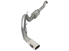 Load image into Gallery viewer, aFe aFe Atlas Exhausts 4in Cat-Back Aluminized Steel Exhaust 2015 Ford F-150 V6 3.5L (tt) Polished Tip