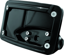 Load image into Gallery viewer, KUR3125-Kuryakyn Curved Horizontal Mount Side License Plate Holder Gloss Black-License Plate Relocation-Kuryakyn