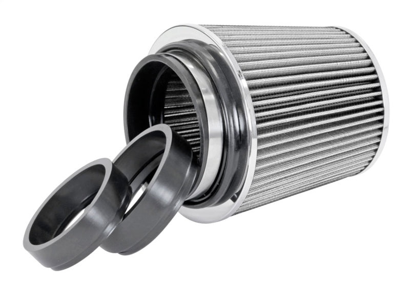 SPE8138-Spectre Adjustable Conical Air Filter 5-1/2in. Tall (Fits 3in. / 3-1/2in. / 4in. Tubes) - White-Air Filters - Universal Fit-Spectre