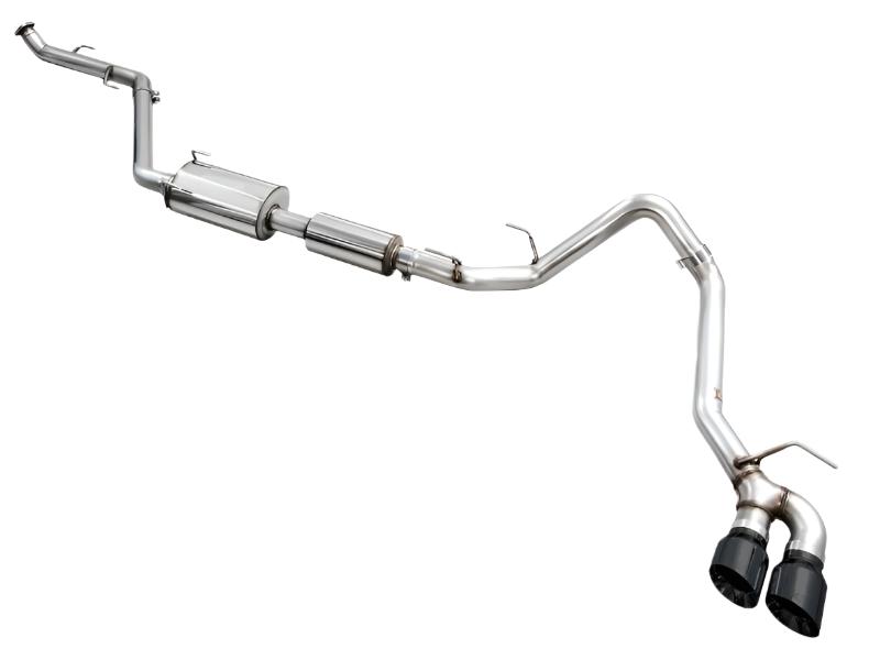 AWE3015-33254-AWE Exhaust for 4th Gen Toyota Tacoma Dual Diamond Black Tips-Catback-AWE Tuning