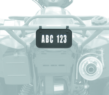 Load image into Gallery viewer, QBS211906-Quadboss ATV License Plate Kit - Black-Tuning Licenses-QuadBoss