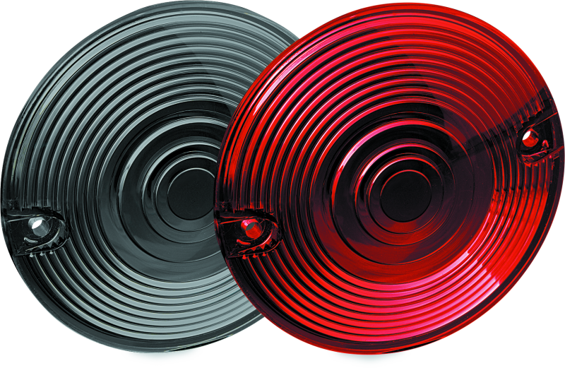 KUR4996-Kuryakyn Red Lenses For Flat Turn Signals-Light Accessories and Wiring-Kuryakyn