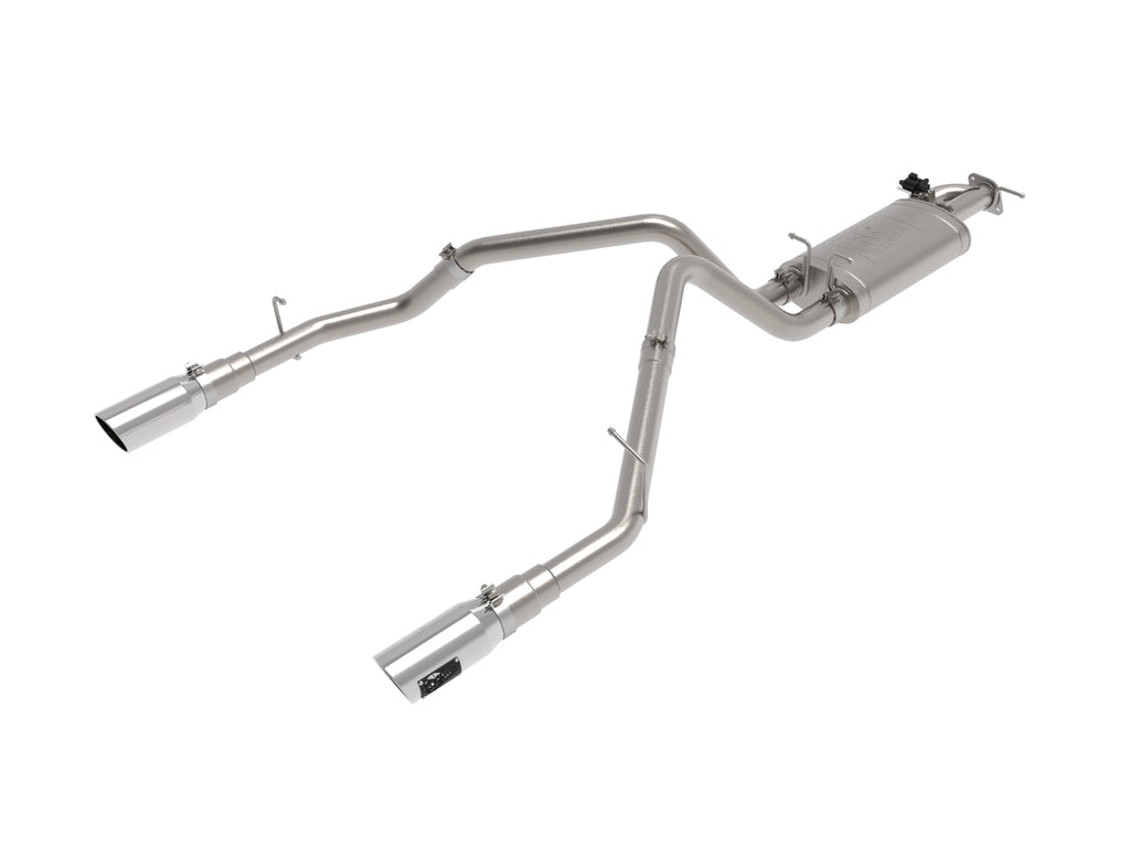 aFe aFe Gemini XV 3in 304 SS Cat-Back Exhaust 19-21 Ram 1500 V8 5.7L Hemi w/ Polish Tips