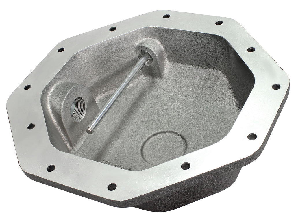 aFe AFE Rear Differential Cover (Black Machined; Pro Series); Dodge/RAM 94-14 Corporate 9.25 (12-Bolt)
