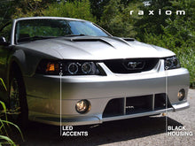 Load image into Gallery viewer, Raxiom 99-04 Ford Mustang Dual LED Halo Projector Headlights- Black Housing (Clear Lens)-Headlights-Raxiom