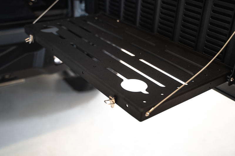 DV8 Jeep JL Tailgate Mounted Table (Trail Table) - Black-Tailgate Accessories-DV8 Offroad