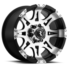 Load image into Gallery viewer, RCL982-79050-Raceline 982 Raptor 17x9in / 5x127 BP / 0mm Offset / 78.1mm Bore - Black &amp; Machined Wheel-Wheels - Cast-Raceline