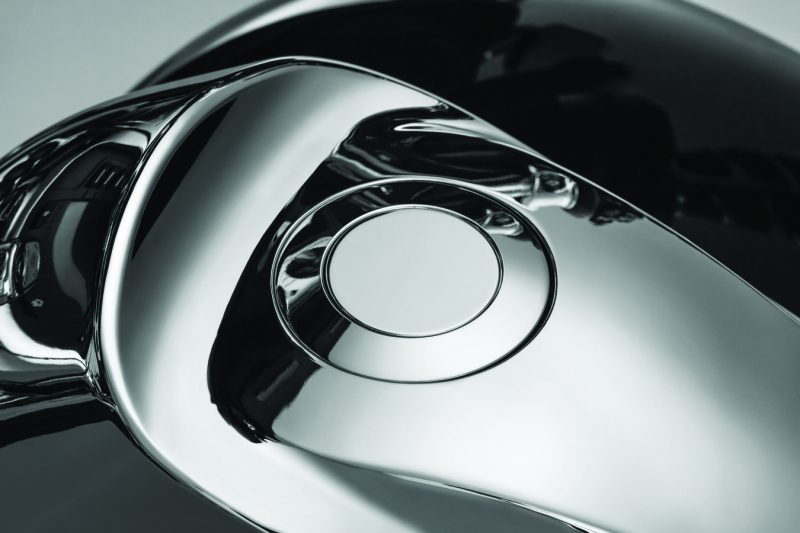KUR7178-Kuryakyn Flush Mount Pop Up Gas Cap Chrome-Fuel Caps-Kuryakyn