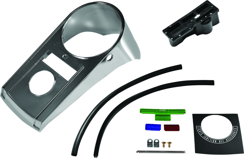 BKC490243-Bikers Choice 68-84FL 71-72 FX 80-86 FXWG 84-95 Softail Chrome Cast Dash Replaces H-D 71241-77T 91-Dash & Interior Trim-Bikers Choice