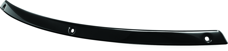 KUR1318-Kuryakyn Smooth Windshield Trim 96-13 Touring Gloss Black-Exterior Trim-Kuryakyn