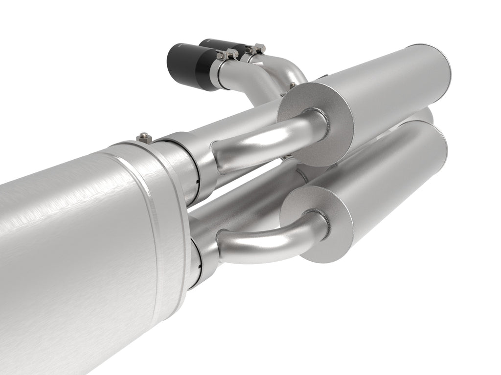 aFe aFe Rebel Series 3in 409 SS Cat-Back Exhaust w/ Black Tips 17-20 Ford F-250/F350 V8 6.2L/7.3L