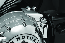 Load image into Gallery viewer, KUR5644-Kuryakyn Rear Oil Panel Accent Chrome Indian-Exterior Trim-Kuryakyn