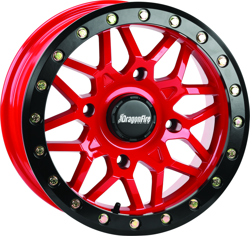 DFR523206-DragonFire Racing Typhon Wheel 15X7 4/137 5+2 +10 Machined Red-Wheels - Cast-DragonFire Racing