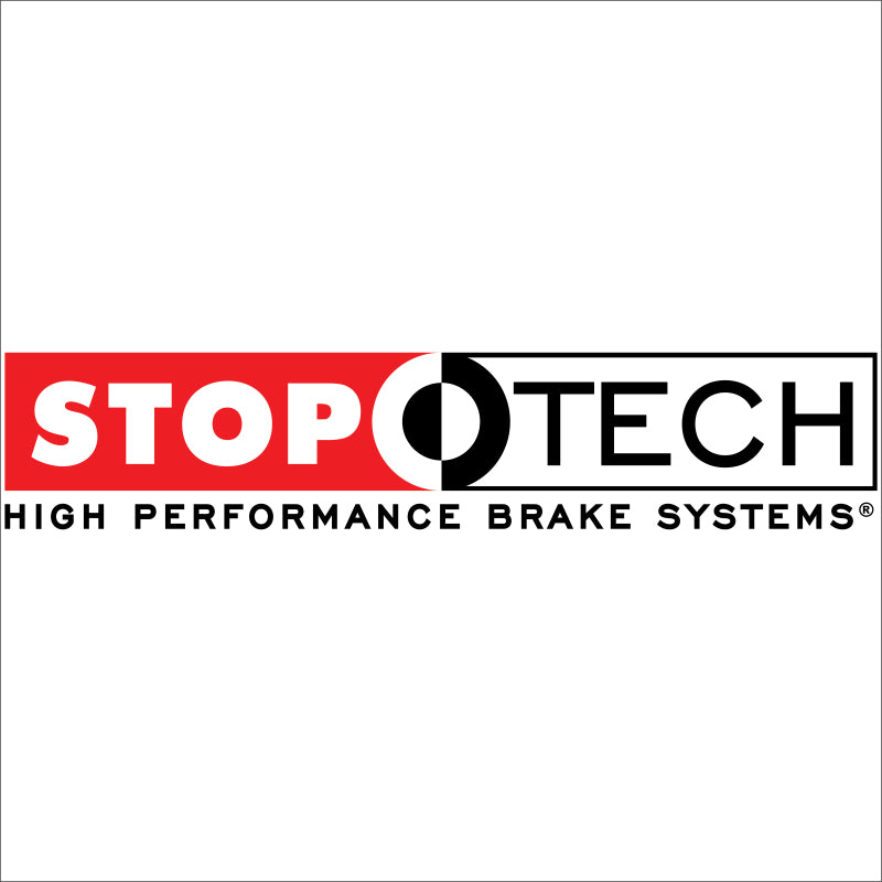 STO127.40026L-StopTech 97-01 Acura Integra Type R / 97-01 Honda CR-V Slotted & Drilled Left Front Rotor-Brake Rotors - Slot & Drilled-Stoptech