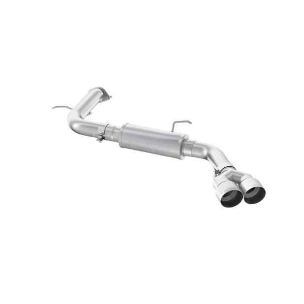 MBRPS4712AL-MBRP 21-24 Hyundai Elantra Aluminized Steel 3in Axle-Back Single Rear Exit with Dual Outlet Tip-Axle Back-MBRP