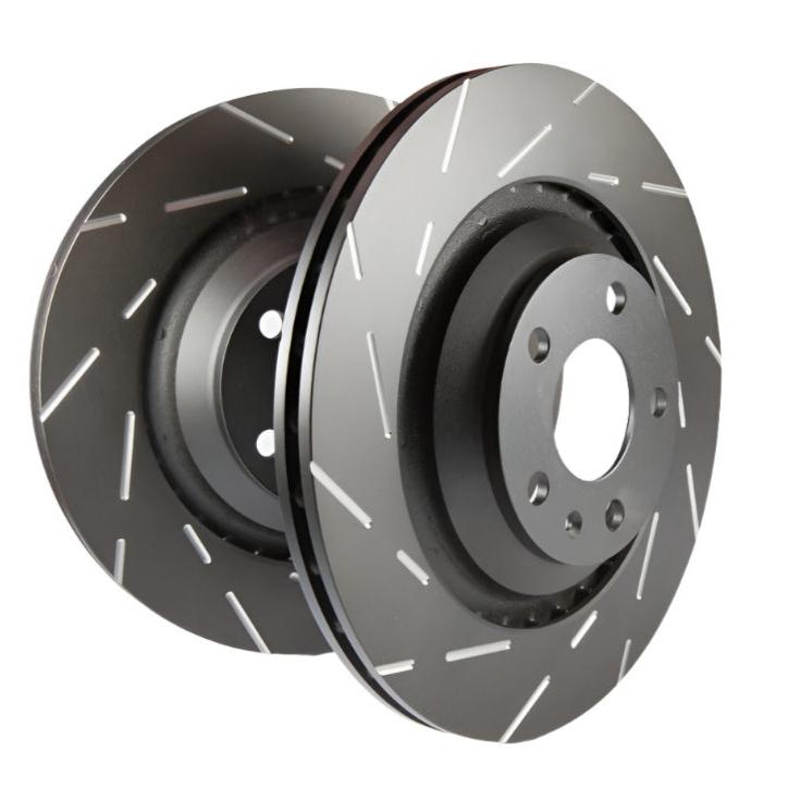 EBCUSR1180-EBC 03-09 Volvo XC90 2.9 Twin Turbo USR Slotted Front Rotors-Brake Rotors - Slotted-EBC