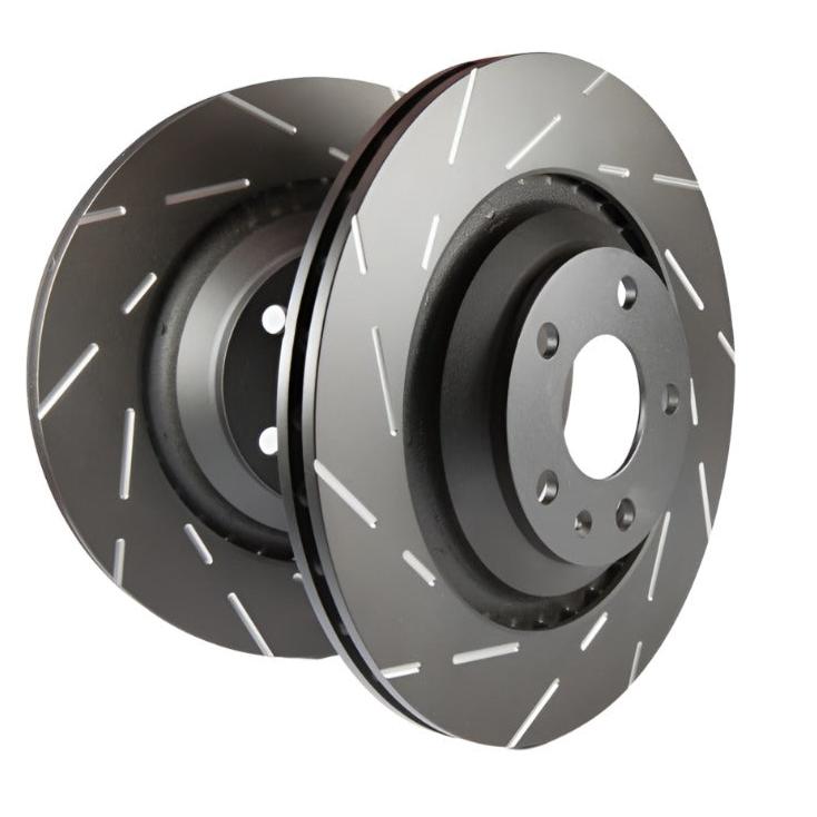 EBCUSR7118-EBC 01-03 Mazda Miata MX5 1.8 (Sports Suspension) USR Slotted Rear Rotors-Brake Rotors - Slotted-EBC