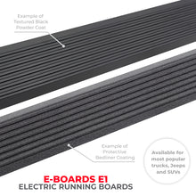 Load image into Gallery viewer, GOR20492652PC-Go Rhino 07-17 Jeep Wrangler 2dr E-BOARD E1 Electric Running Board Kit (Cut Req.) - Tex. Blk-Running Boards-Go Rhino