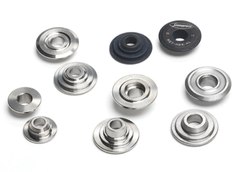 SPTRET-HBK-ST-24-Supertech BMW S52 Steel Spring Retainer - Set of 24-Valve Springs, Retainers-Supertech