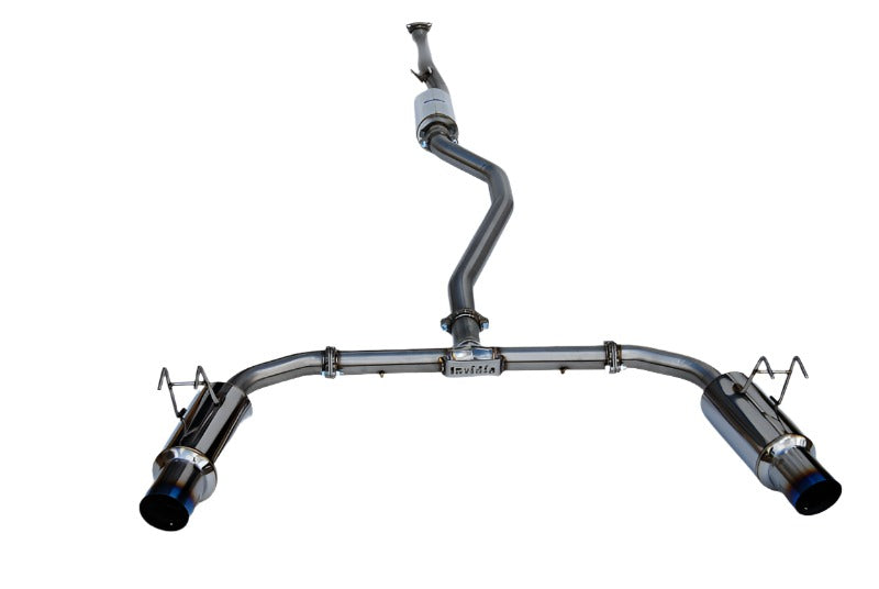 Invidia 2022+ Honda Civic Si (1.5T) 70mm N1 Cat Back Exhaust - Burnt TI Tips-Catback-Invidia