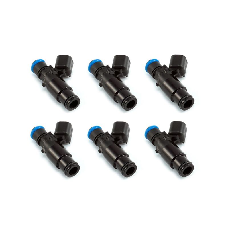 IDX1050.48.14.14B.6-Injector Dynamics ID1050X Injectors 14mm (Black) Adaptor Bottom (Set of 6)-Fuel Injector Sets - 6Cyl-Injector Dynamics