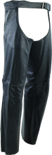 Load image into Gallery viewer, RIV094420-River Road Plains Leather Chaps Black - Large-Pants-River Road