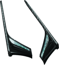 Load image into Gallery viewer, KUR3247-Kuryakyn L.E.D. Vertical Rear Light Strips 12-17 GL1800 Gloss Black Smoke Lens-Light Bars &amp; Cubes-Kuryakyn