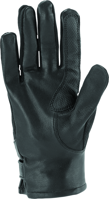 RIV094511-River Road Pecos Leather Mesh Gloves Black Womens - Small-Gloves-River Road
