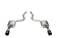 Load image into Gallery viewer, Corsa 2024 Ford Mustang GT Sport Axle-Back Dual Rear Exit with 4.5in Straight Cut Black PVD Tips-Axle Back-CORSA Performance