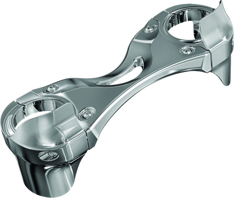 KUR7339-Kuryakyn Fork Brace Gen 2 01-17 Honda GL1800 Chrome-Fork Assemblies-Kuryakyn