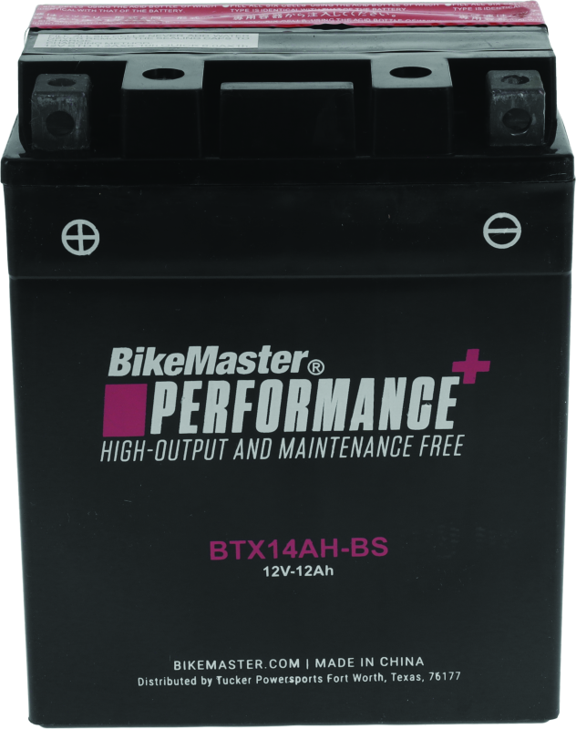 BKM781308-BikeMaster BTX14AH-BS Battery-Batteries-Bike Master