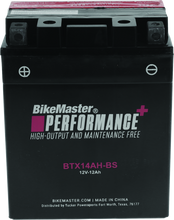 Load image into Gallery viewer, BKM781308-BikeMaster BTX14AH-BS Battery-Batteries-Bike Master