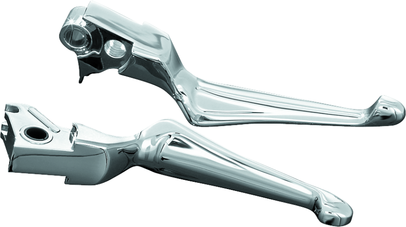 KUR1038-Kuryakyn Boss Blades 96-Up Cable Chrome-Levers-Kuryakyn