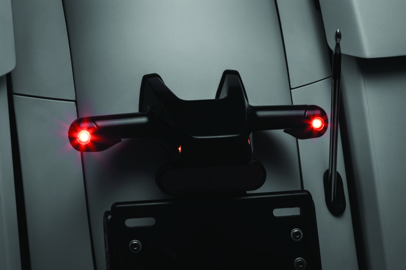 KUR2843-Kuryakyn Rear Atto Turn Signal Adapter Black-Light Accessories and Wiring-Kuryakyn