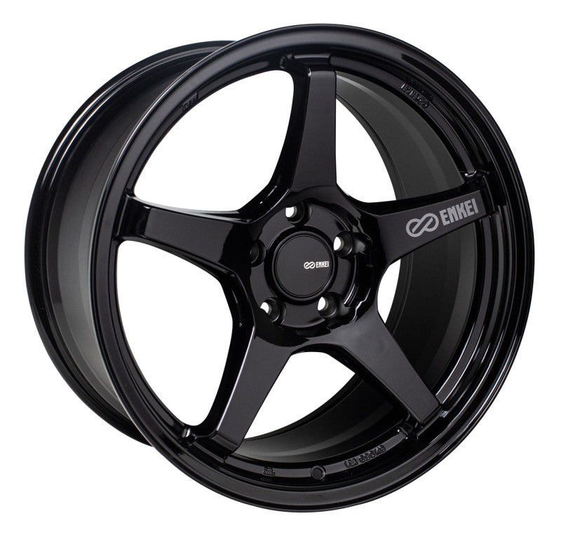 ENK521-790-6540BK-Enkei TS-5 17x9 5x114.3 40mm Offset 72.6mm Bore Gloss Black-Wheels - Cast-Enkei