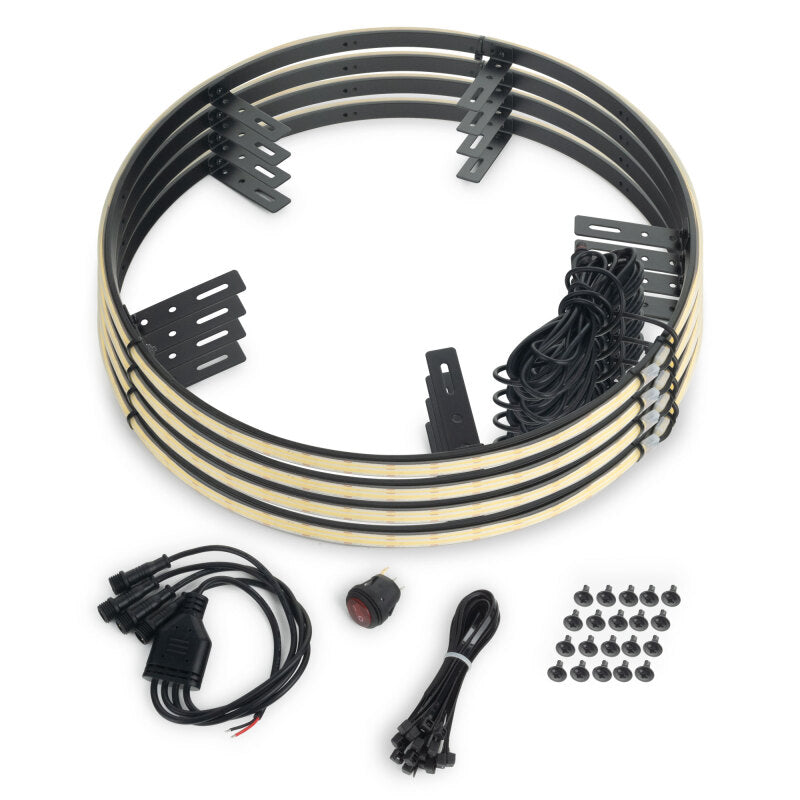 ORL4238-051-ORACLE Lighting LED Illuminated Wheel Rings - 16.5in PLASMA White-Bulbs-ORACLE Lighting