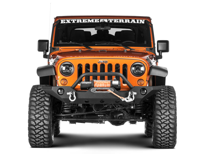 RAXJ106744-Raxiom 07-18 Jeep Wrangler JK 50-Inch LED Light Bar Windshield Mount w/ Auxiliary Bracket-Light Bars & Cubes-Raxiom